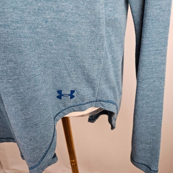 NEW Under Armour Top Large UA Open Back Long Sleeve Thunder Blue 1325873-489 NWT - Picture 8 of 13
